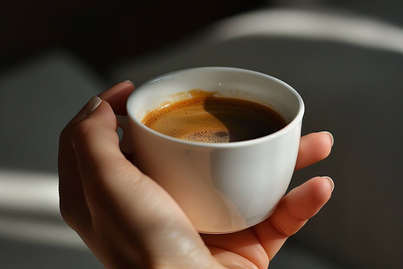 Image gratuite Main avec tasse de café 3