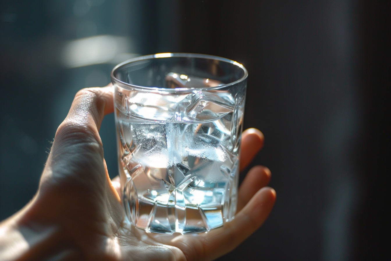 Image gratuite Main avec verre de vodka 1