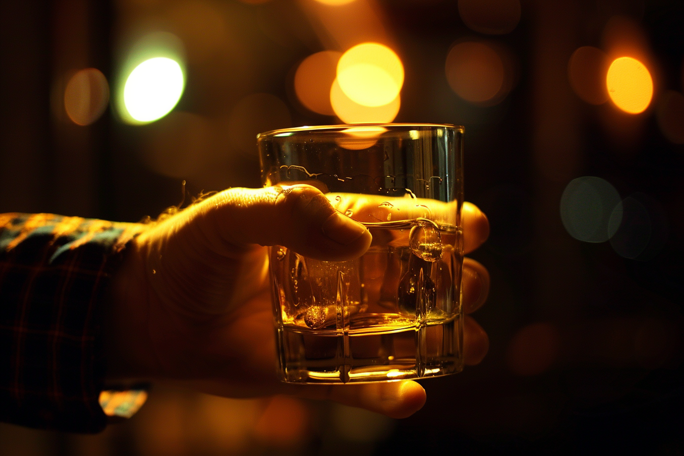 Image gratuite Main avec verre de whisky 2