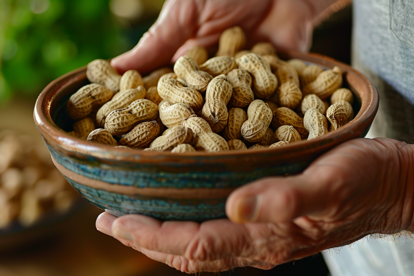 Image gratuite Main prenant des cacahuètes 2