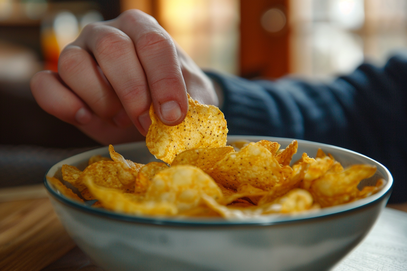 Image gratuite Main prenant des chips 2
