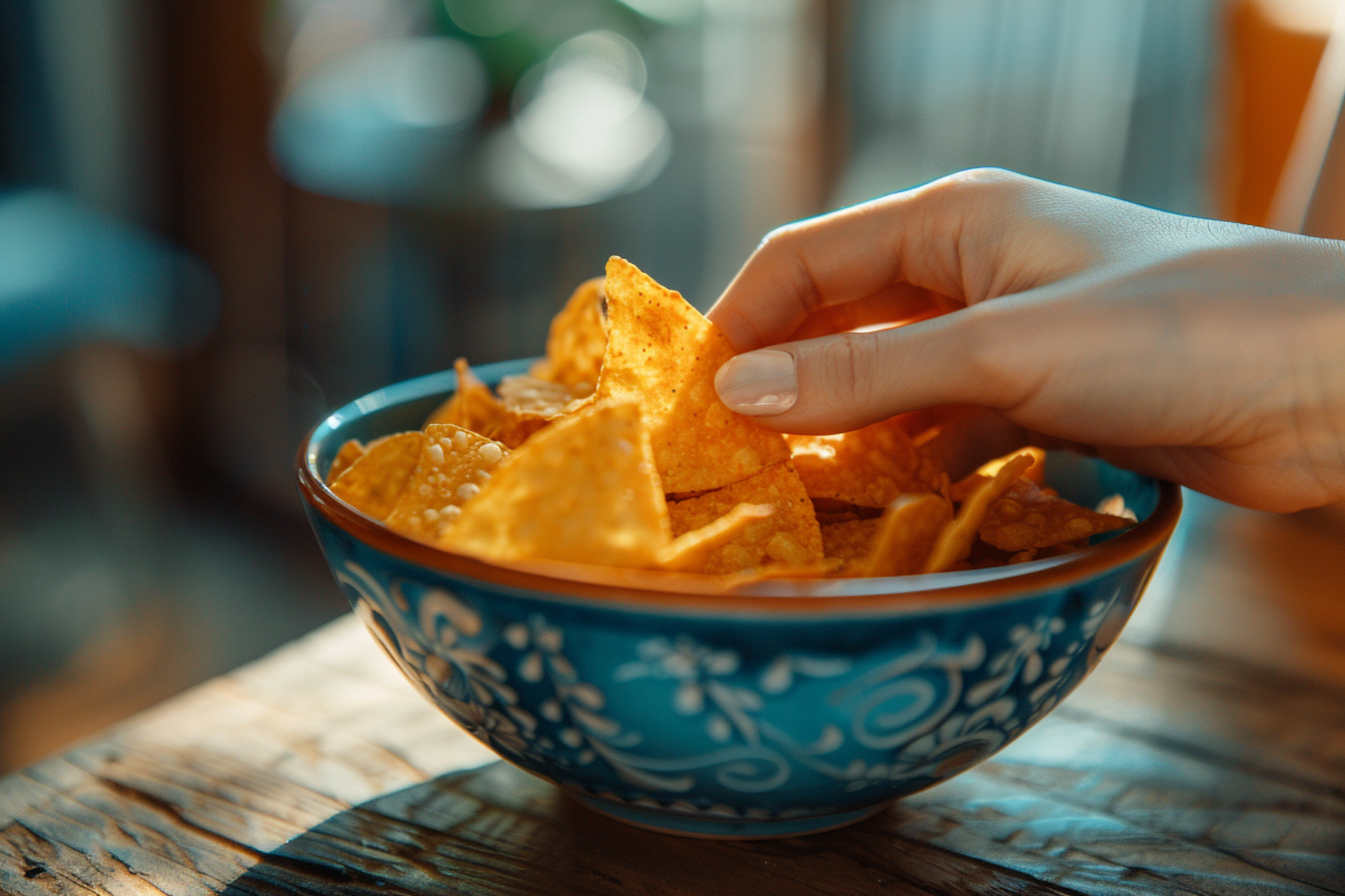 Image gratuite Main prenant des chips 3