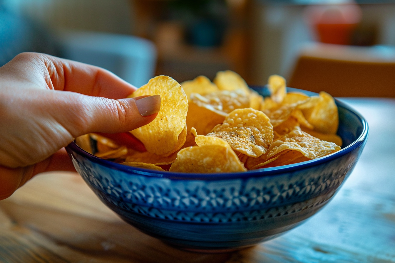 Image gratuite Main prenant des chips 4