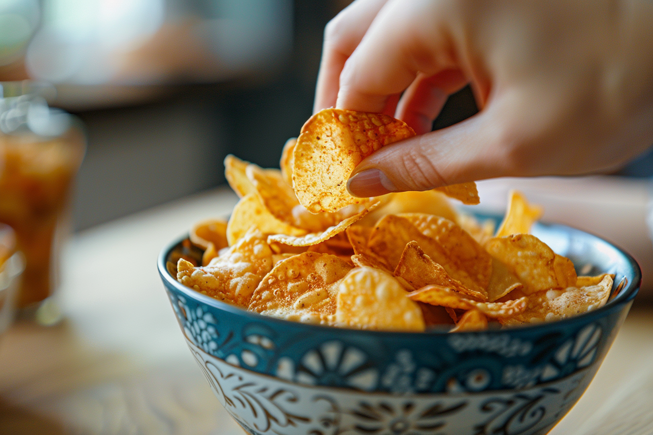 Image gratuite Main prenant des chips 5