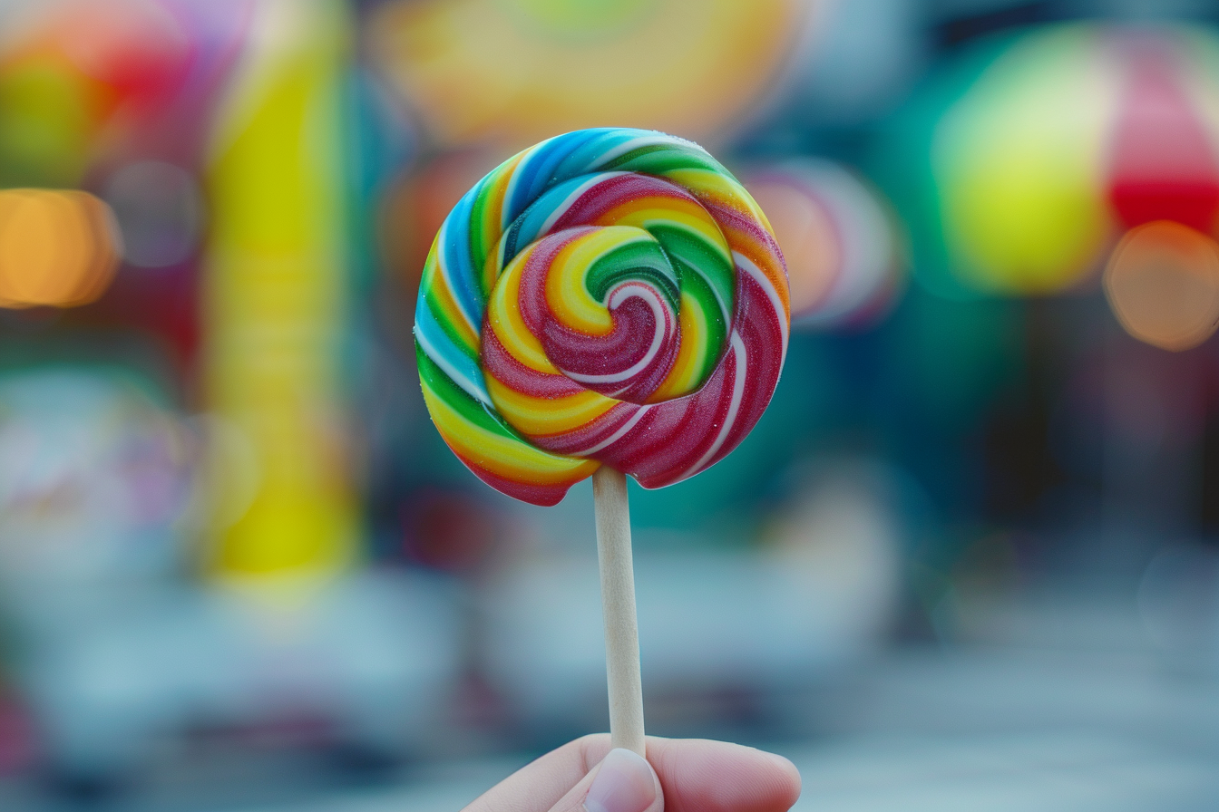 Image gratuite Main tenant une sucette 1