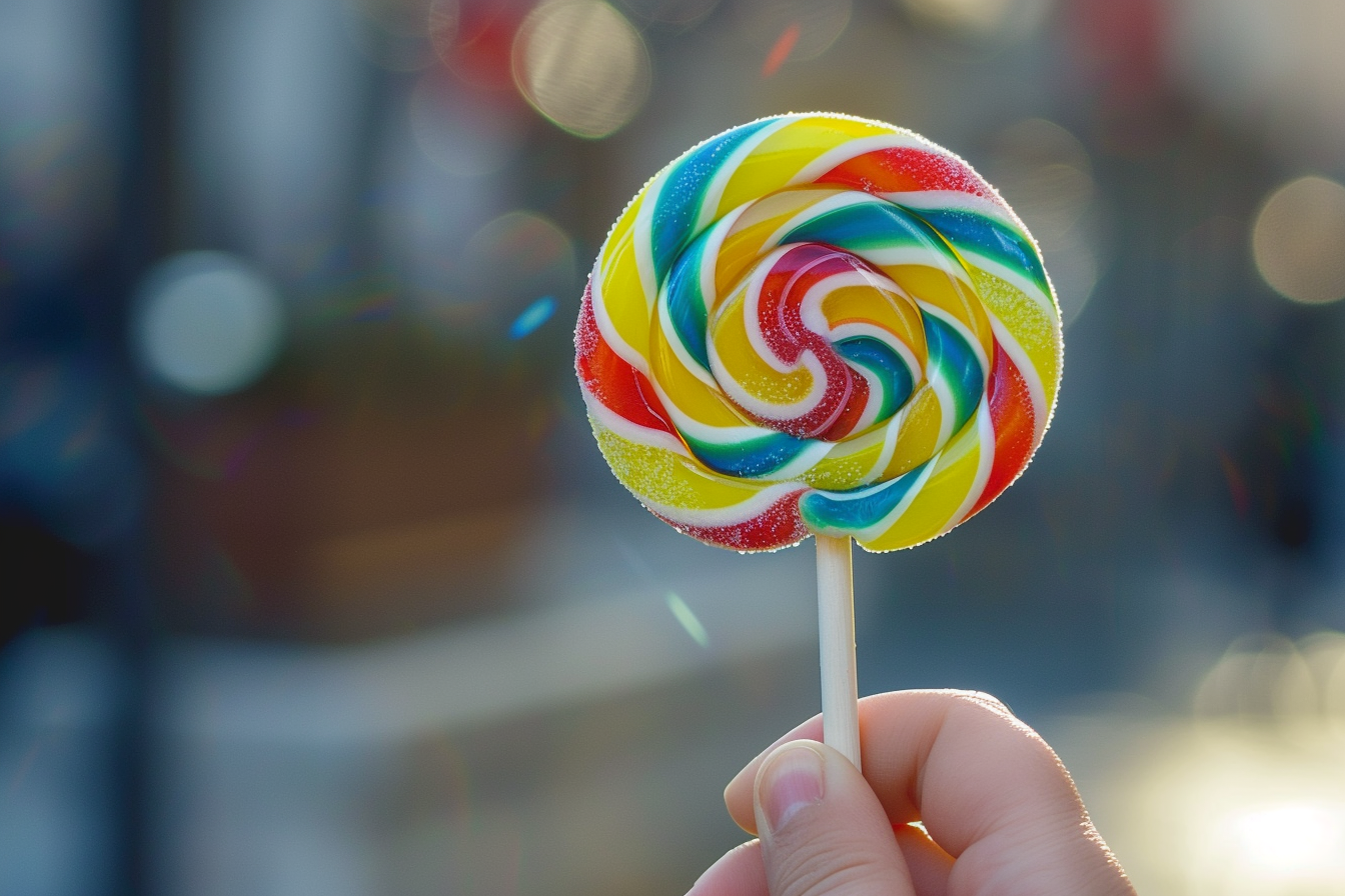 Image gratuite Main tenant une sucette 2