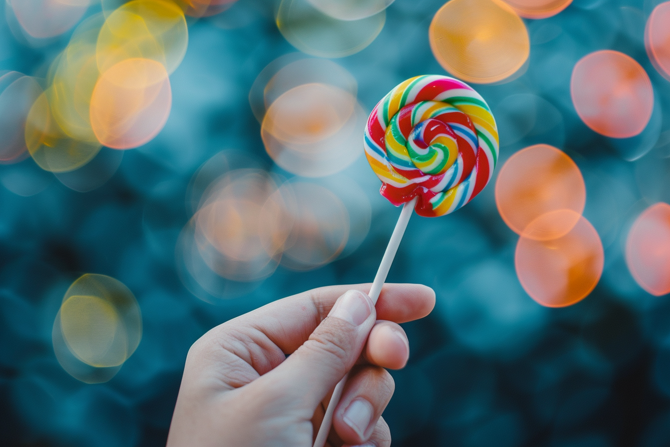 Image gratuite Main tenant une sucette 4