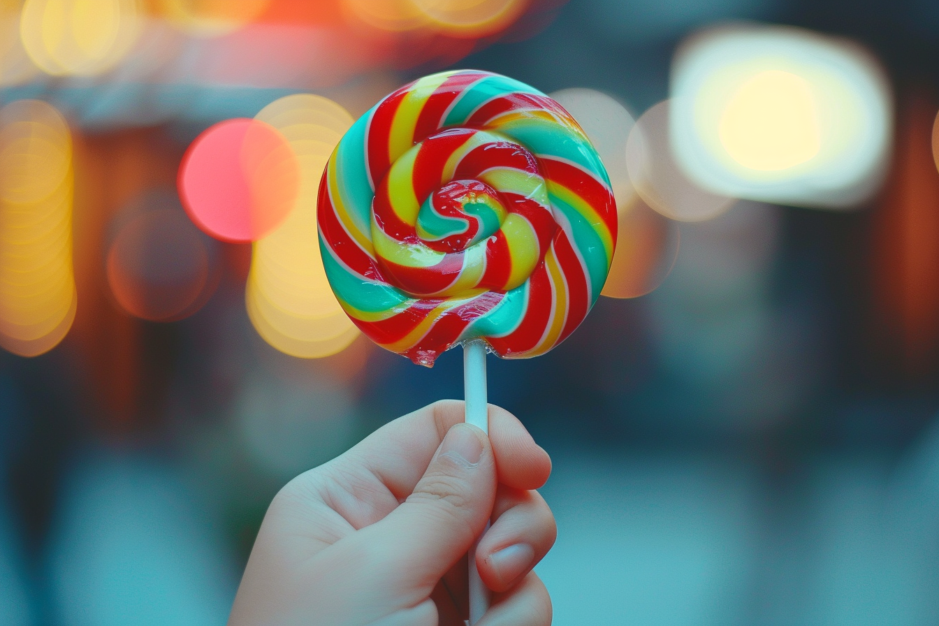 Image gratuite Main tenant une sucette 7