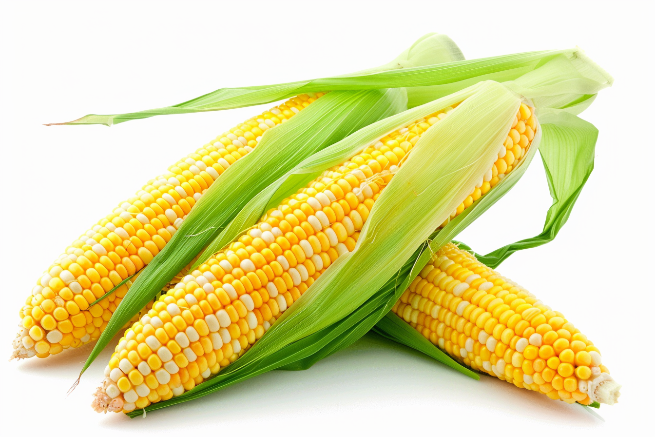 Image gratuite Maïs sur fond blanc 1