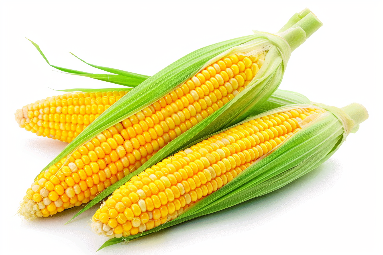 Image gratuite Maïs sur fond blanc 2