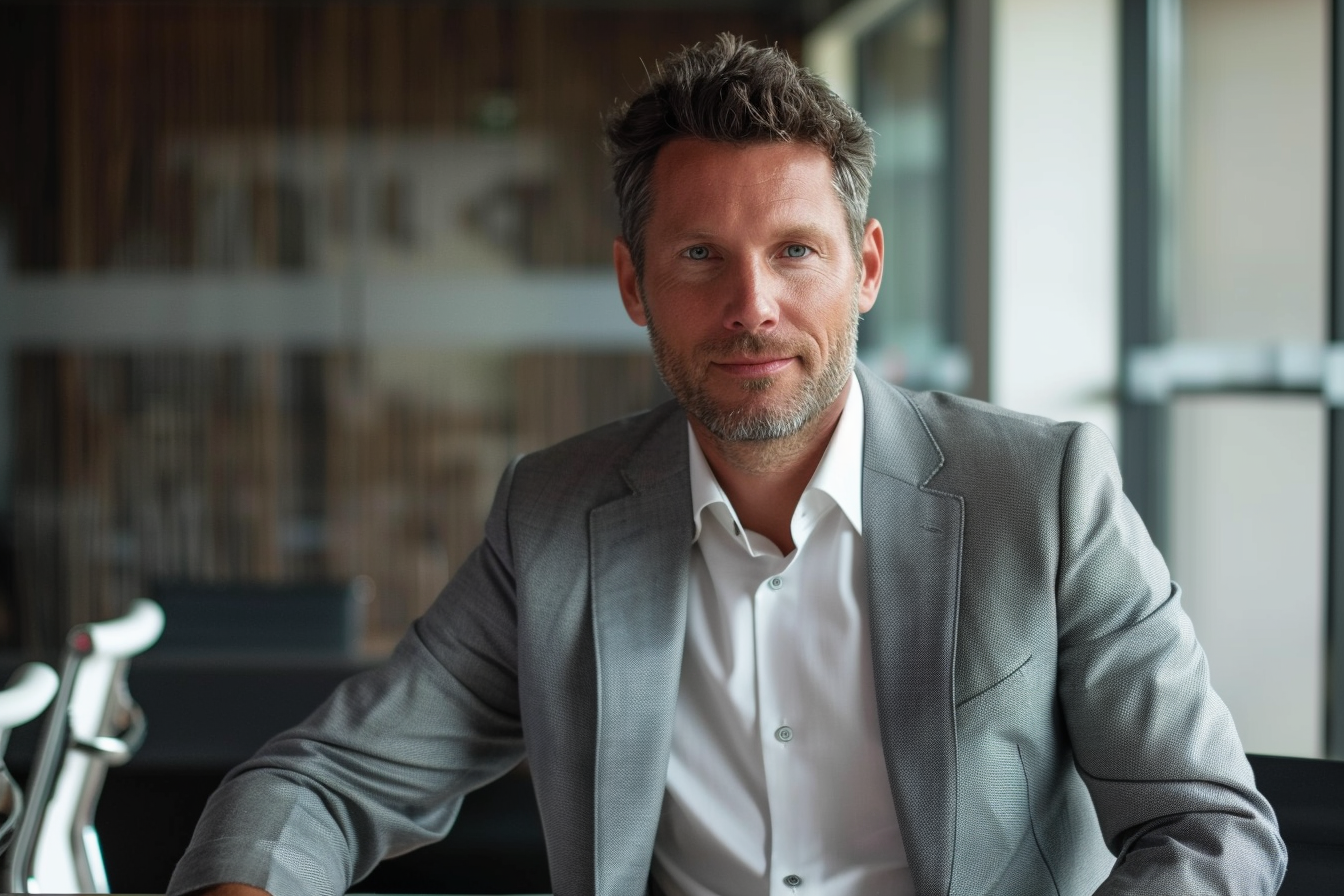 Image gratuite Manager commercial costume gris 3