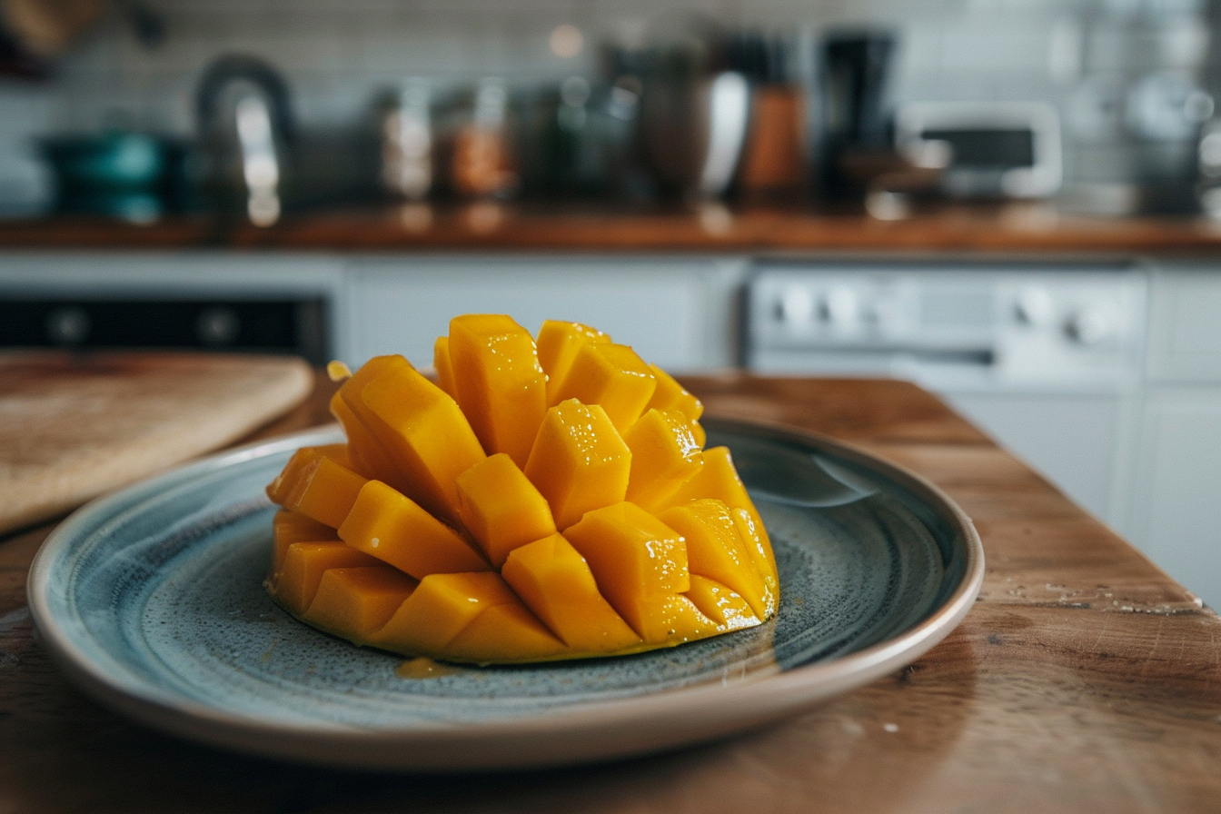 Image gratuite Mangue tranchée en cuisine moderne 3