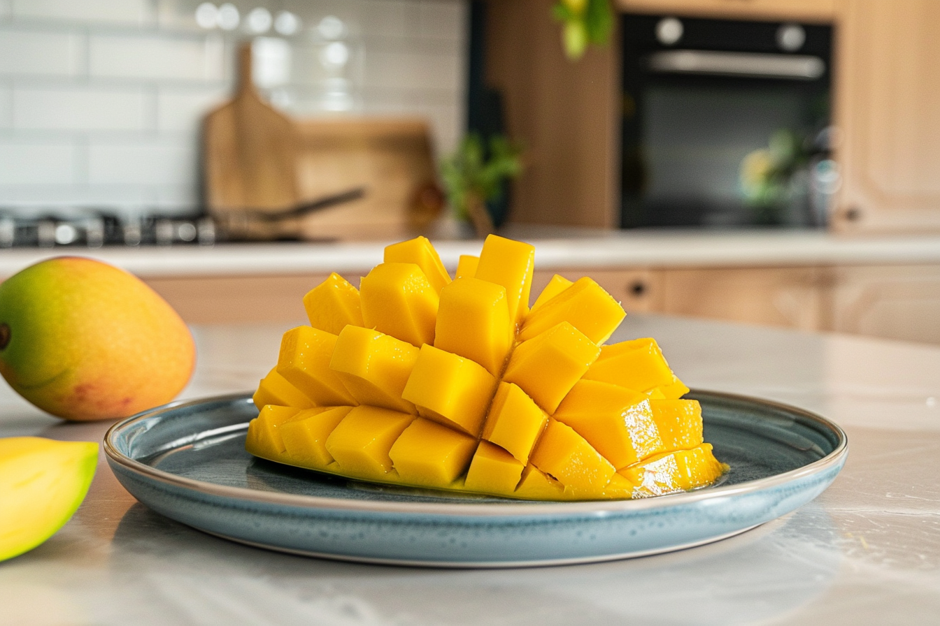 Image gratuite Mangue tranchée en cuisine moderne 4