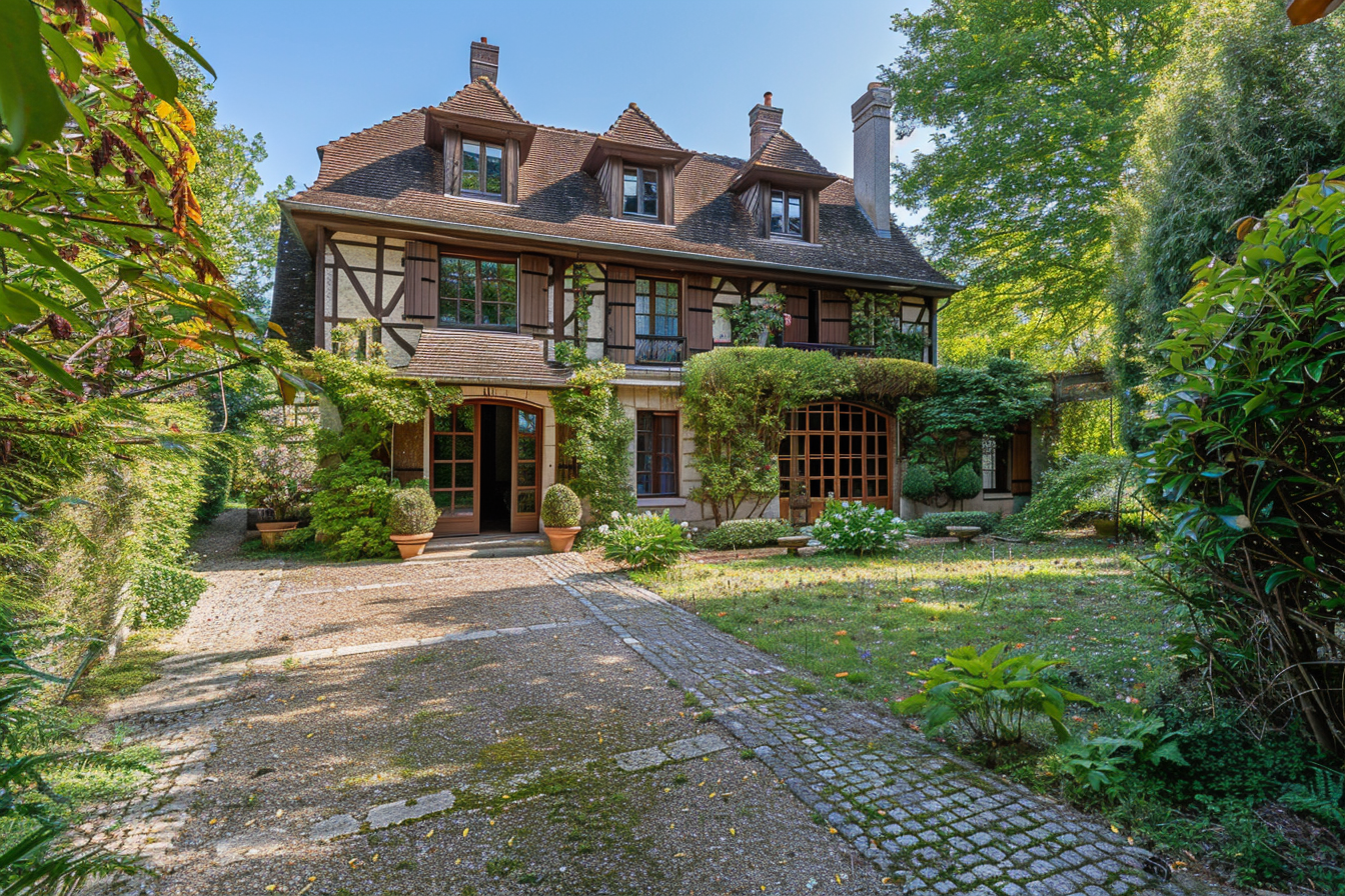 Image gratuite Manoir normand, Deauville, jardins paysagers 1