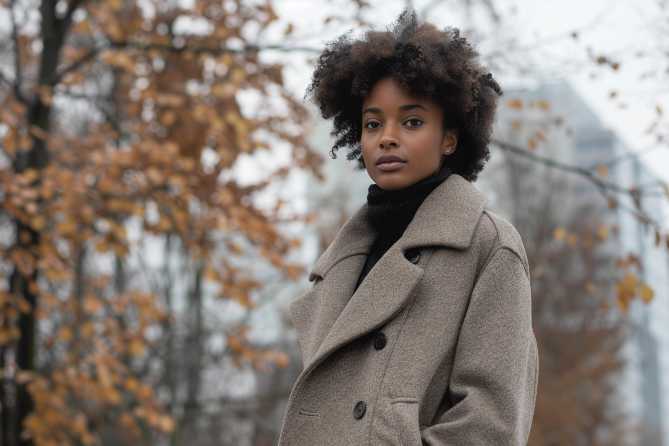 Image gratuite Manteau hiver classique look élégant temps froid 1