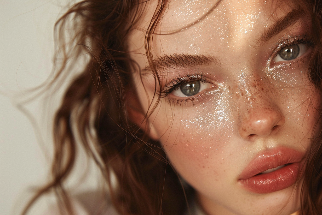 Image gratuite Maquillage métallique éclatant 1