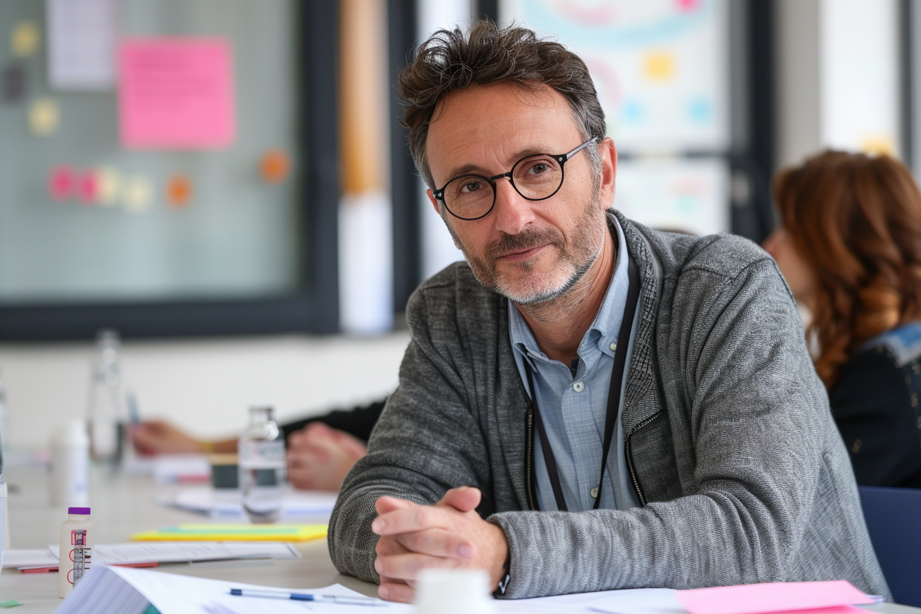 Image gratuite Médiateur facilitant discussion 4