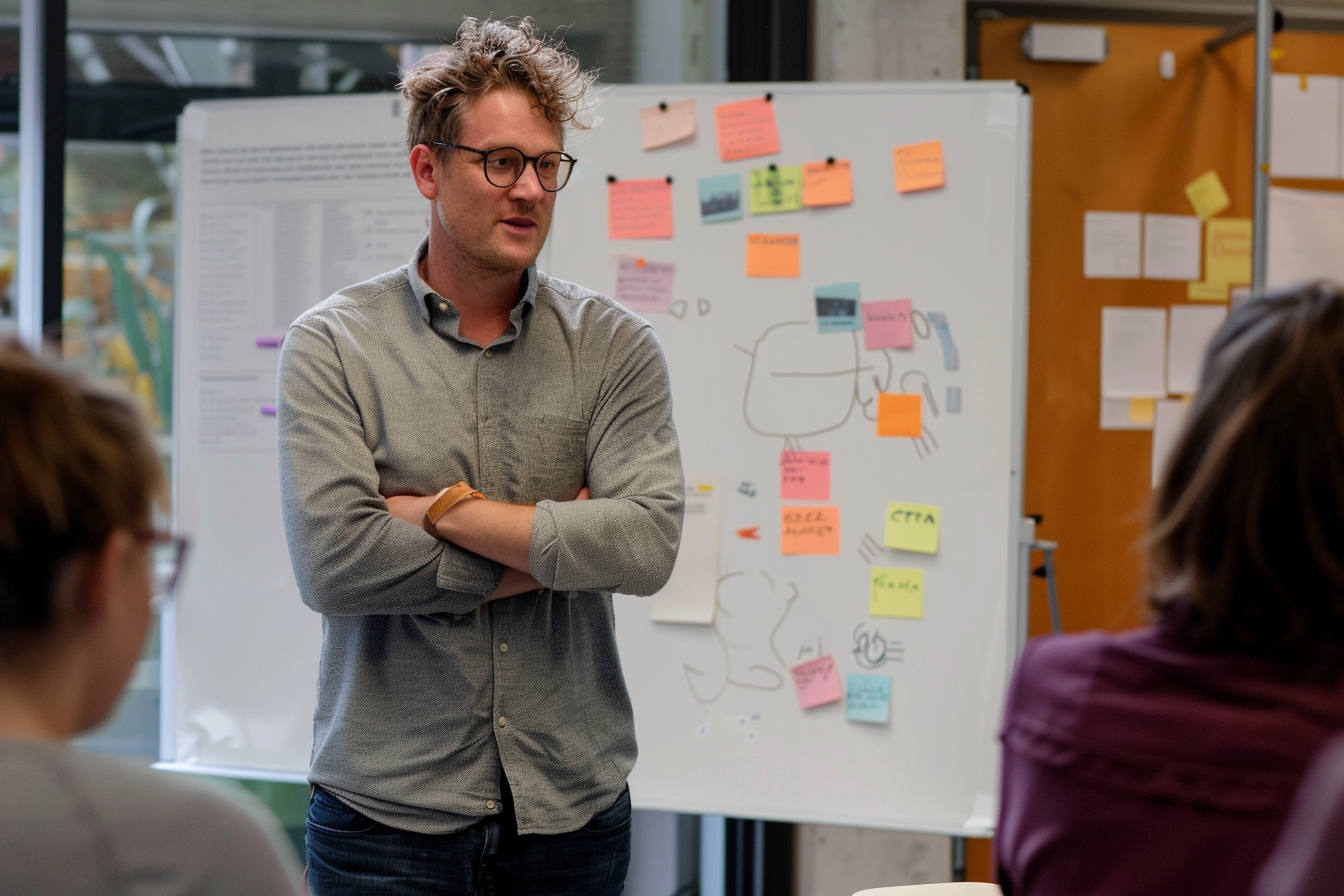 Image gratuite Médiateur facilitant discussion 5