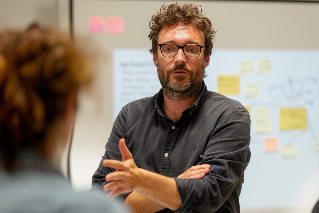 Image gratuite Médiateur facilitant discussion 6