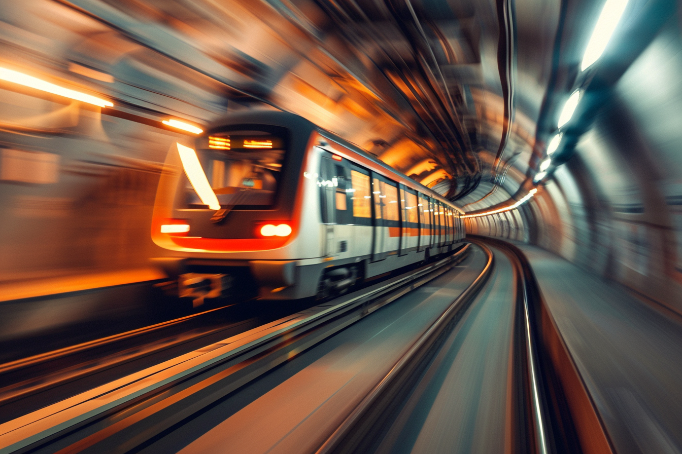 Image gratuite Métro dans le tunnel 1