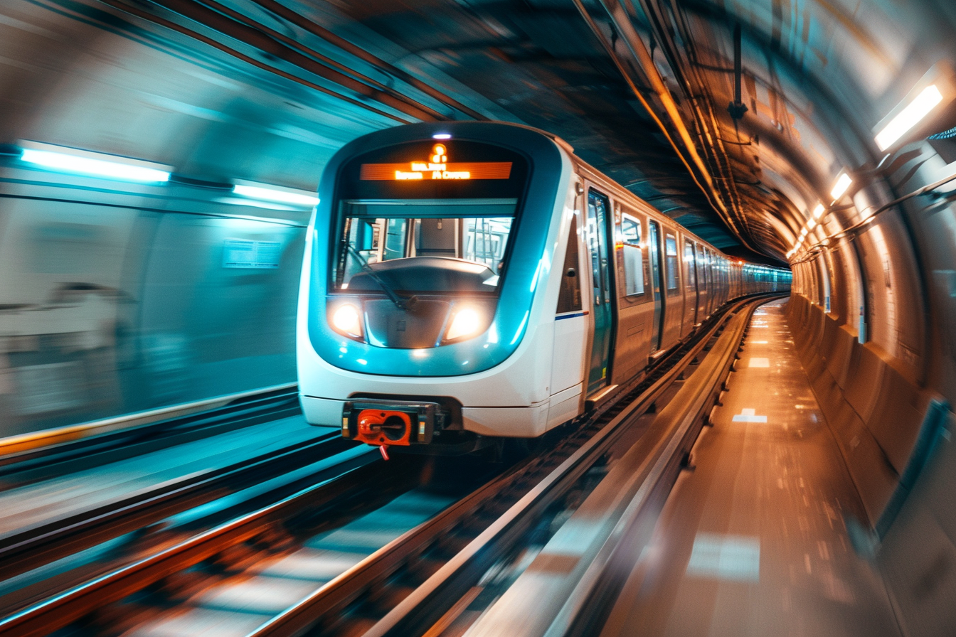 Image gratuite Métro dans le tunnel 2