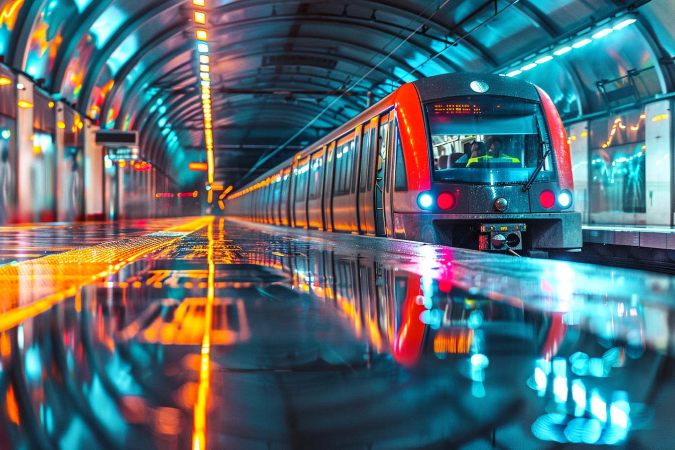 Image gratuite Métro de nuit 1
