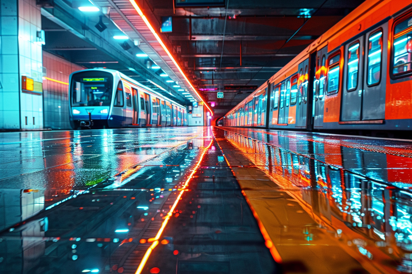 Image gratuite Métro de nuit 3