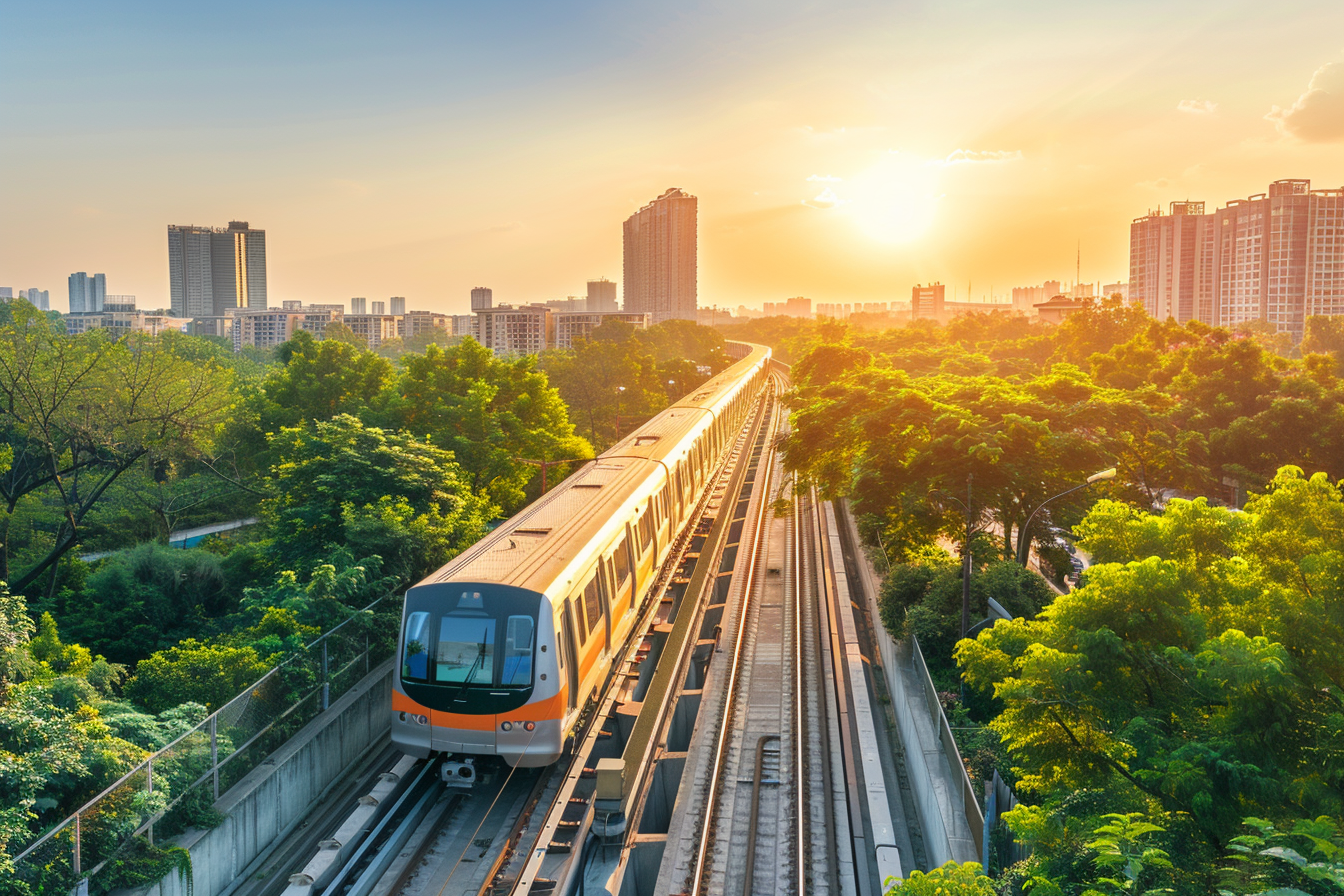 Image gratuite Métro en banlieue 1