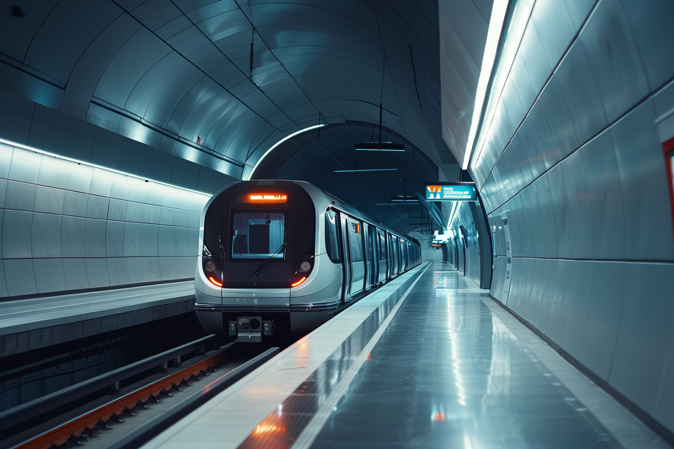 Image gratuite Métro moderne en station 2