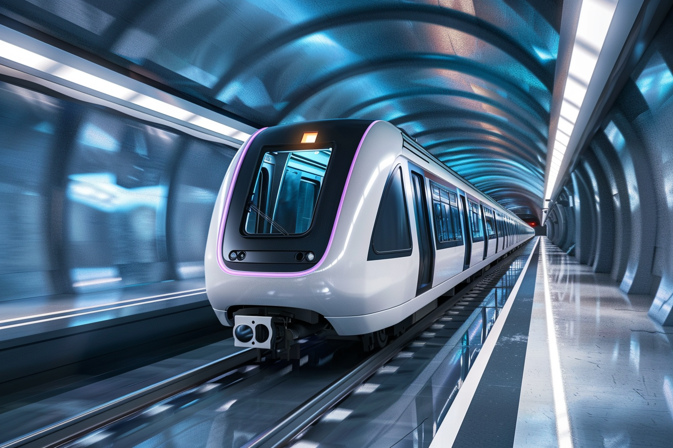 Image gratuite Métro moderne en station 4