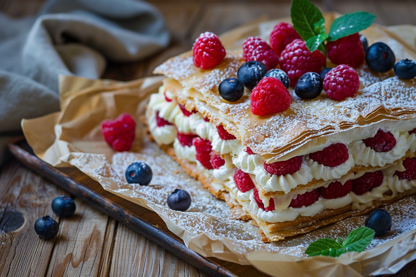 Image gratuite Mille-feuille aux baies 1