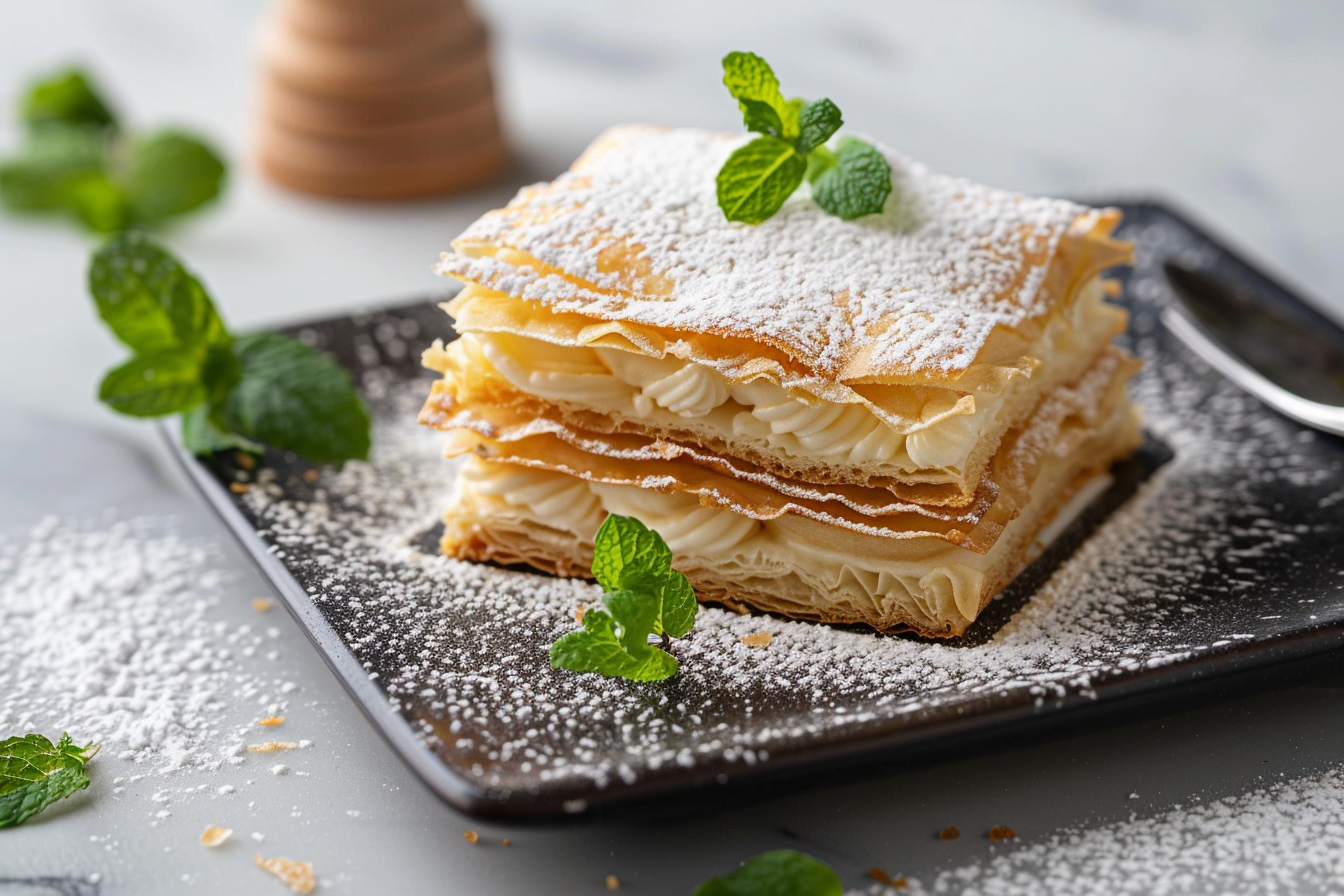 Image gratuite Mille-feuille menthe 1