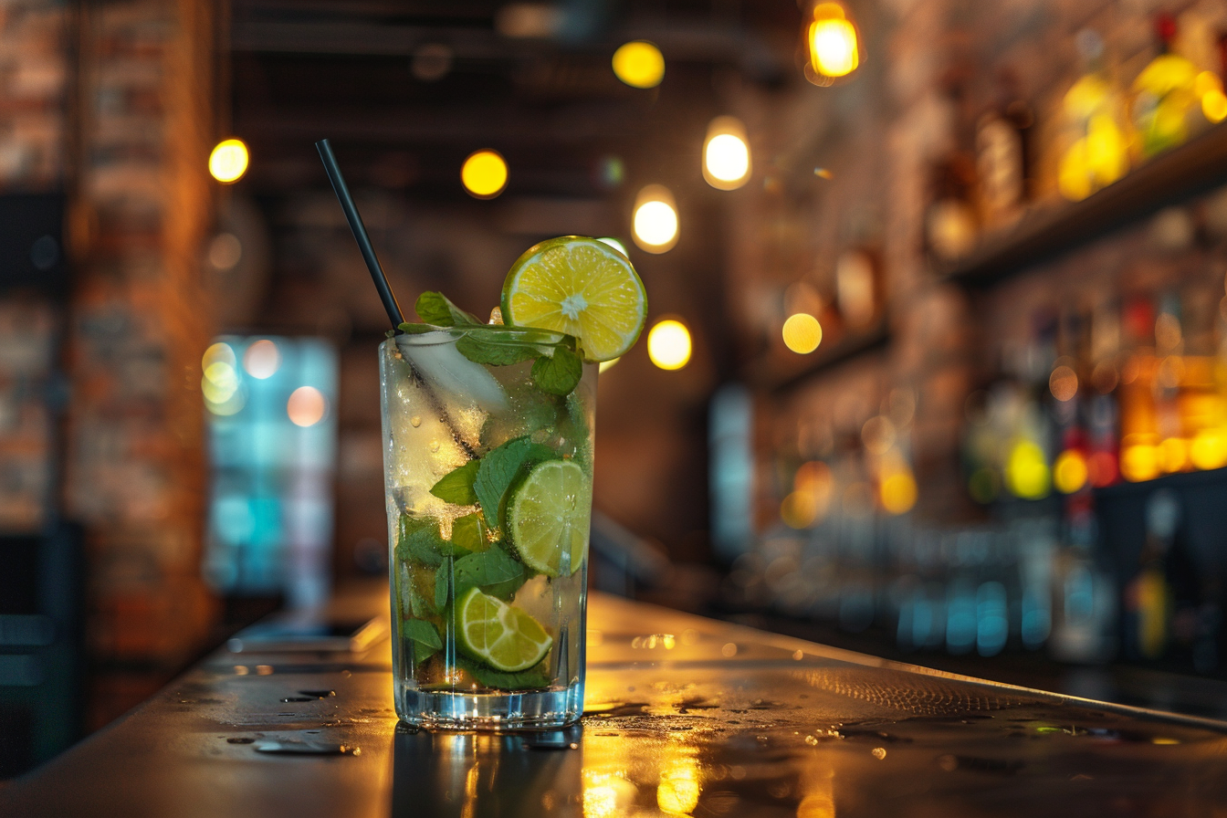 Image gratuite Mojito en bar moderne 3