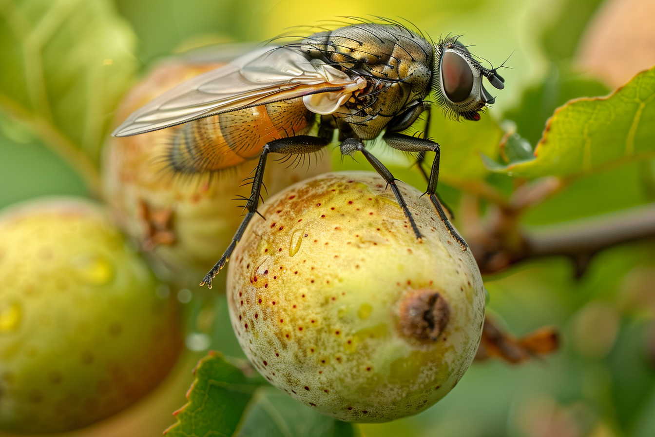 Image gratuite Mouche sur un fruit 1