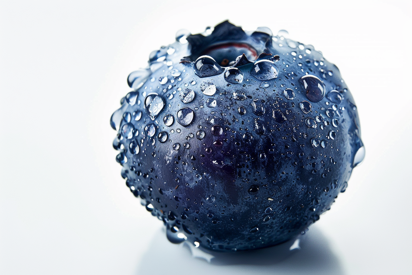 Image gratuite Myrtille avec gouttelettes d&rsquo;eau 2