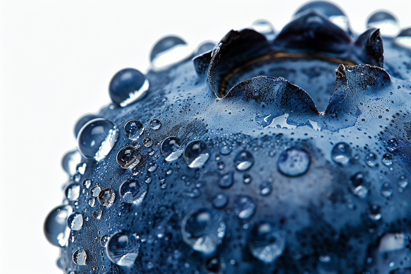 Image gratuite Myrtille avec gouttelettes d&rsquo;eau 3