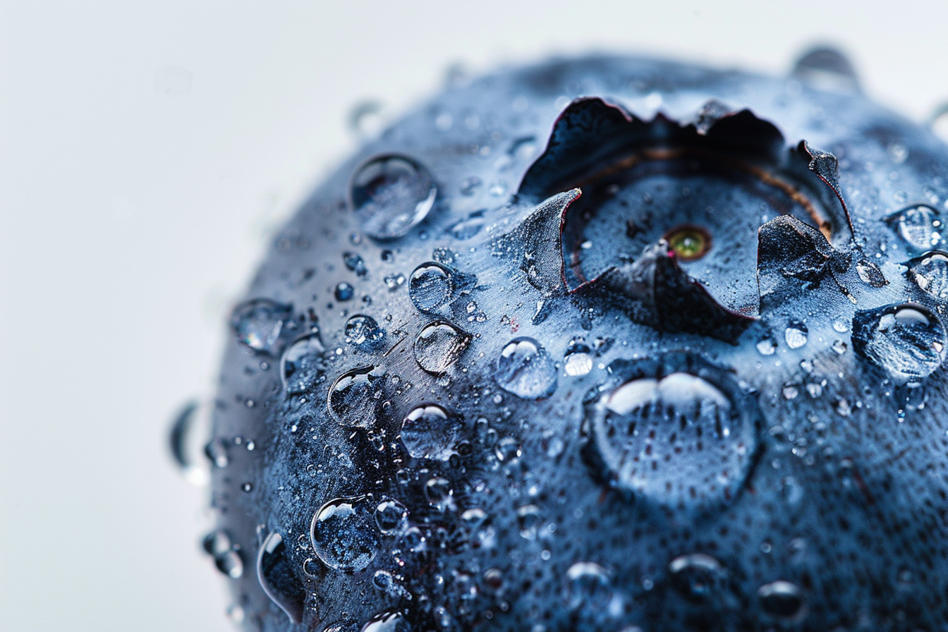 Image gratuite Myrtille avec gouttelettes d&rsquo;eau 4