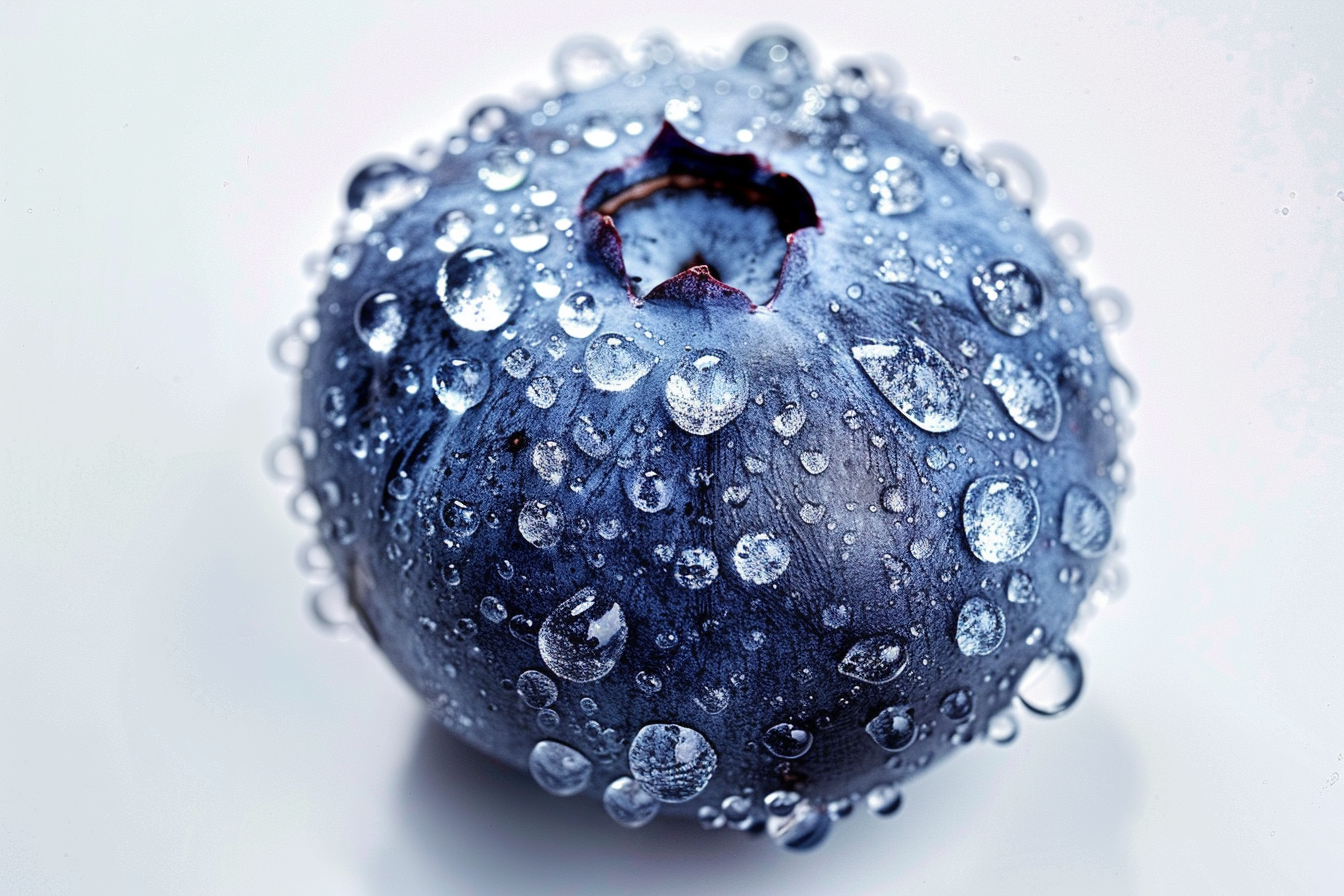 Image gratuite Myrtille avec gouttelettes d&rsquo;eau 5