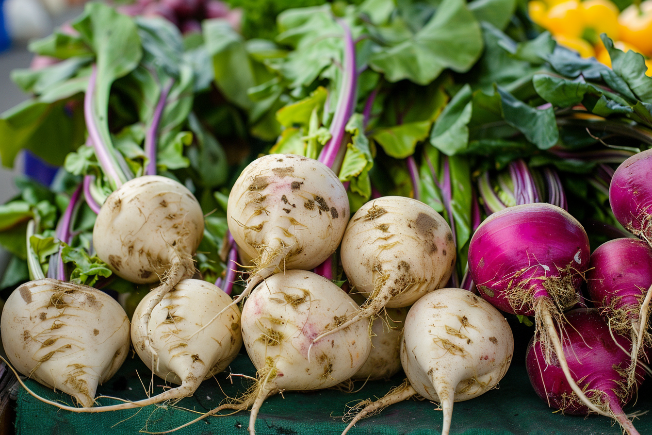 Image gratuite Navets au marché 1