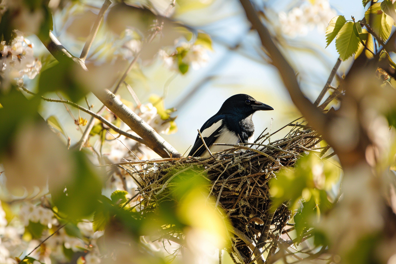 Image gratuite Nid de pie 1