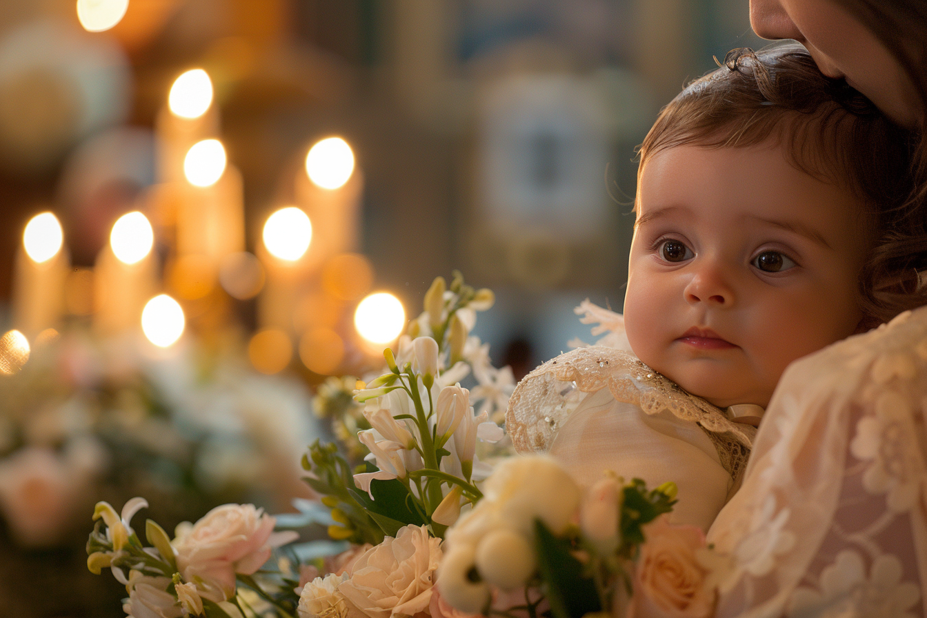 Image gratuite Nourrisson en robe dentelle 1