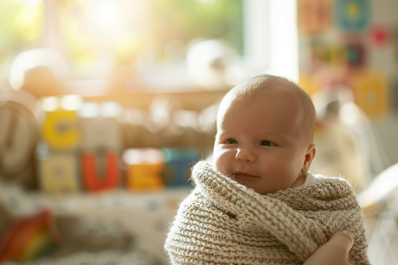 Image gratuite Nouveau-né dans les bras d&rsquo;un parent 2