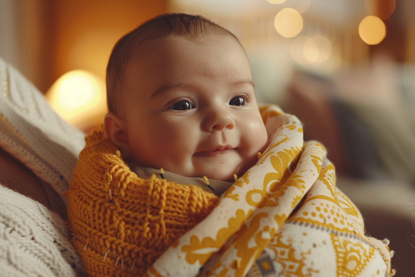 Image gratuite Nouveau-né emmailloté 1