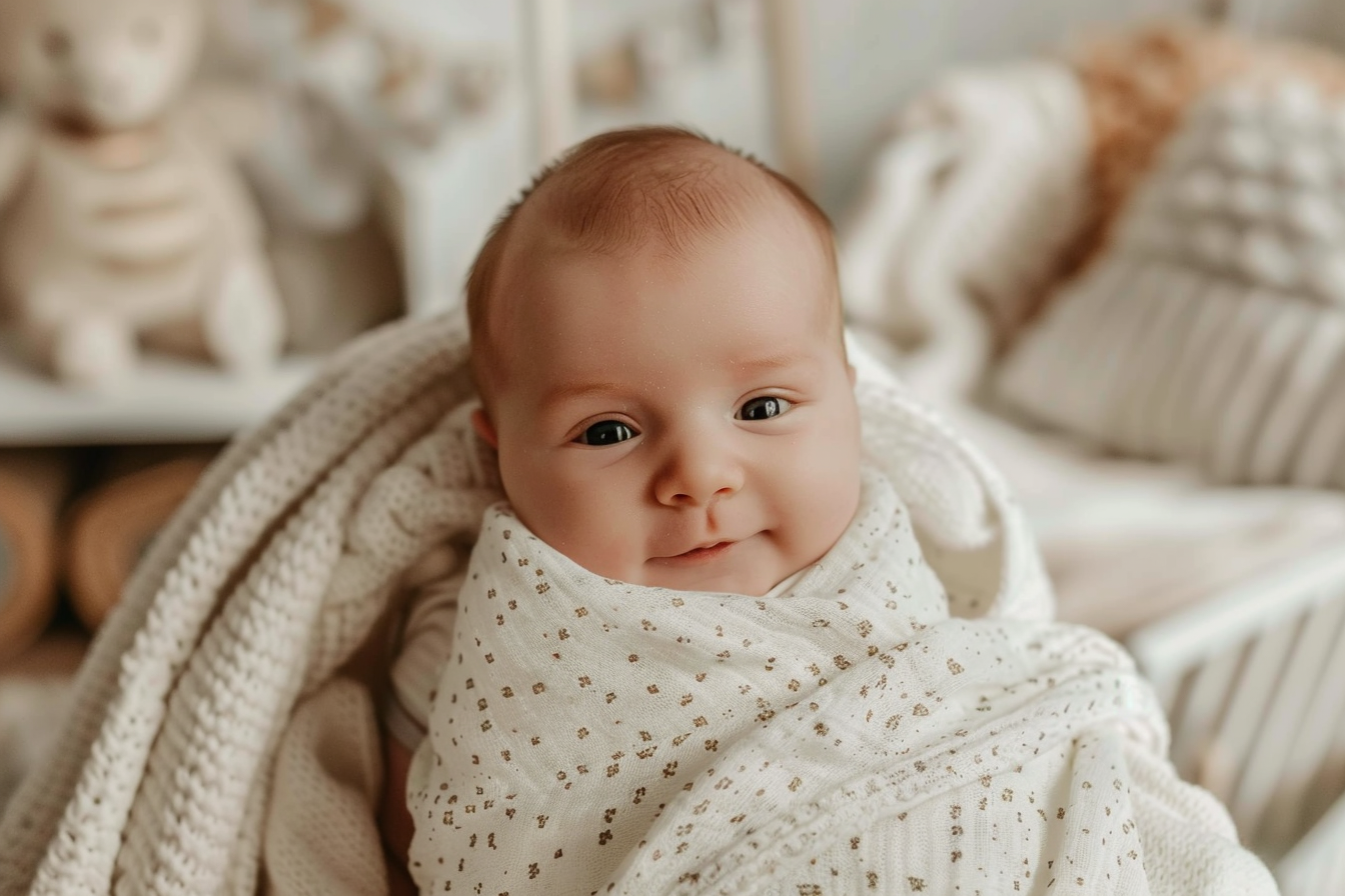 Image gratuite Nouveau-né emmailloté 3