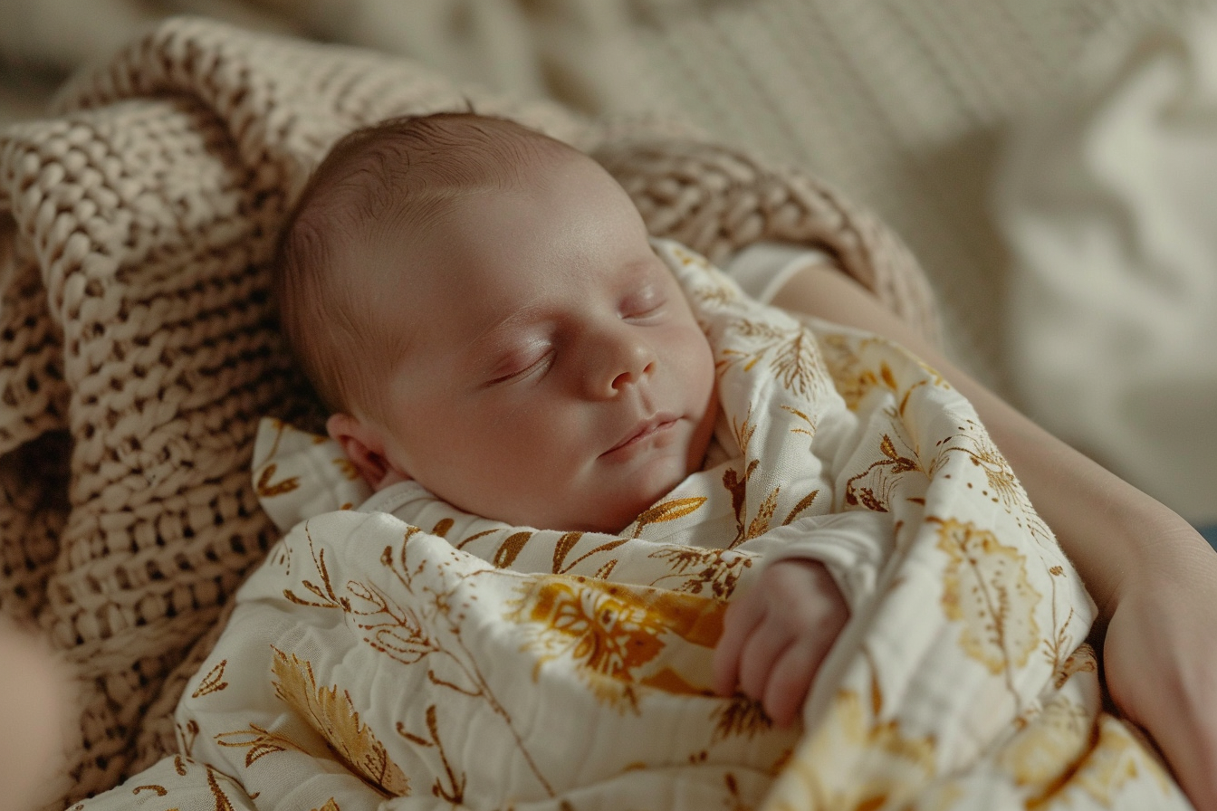Image gratuite Nouveau-né emmailloté 4