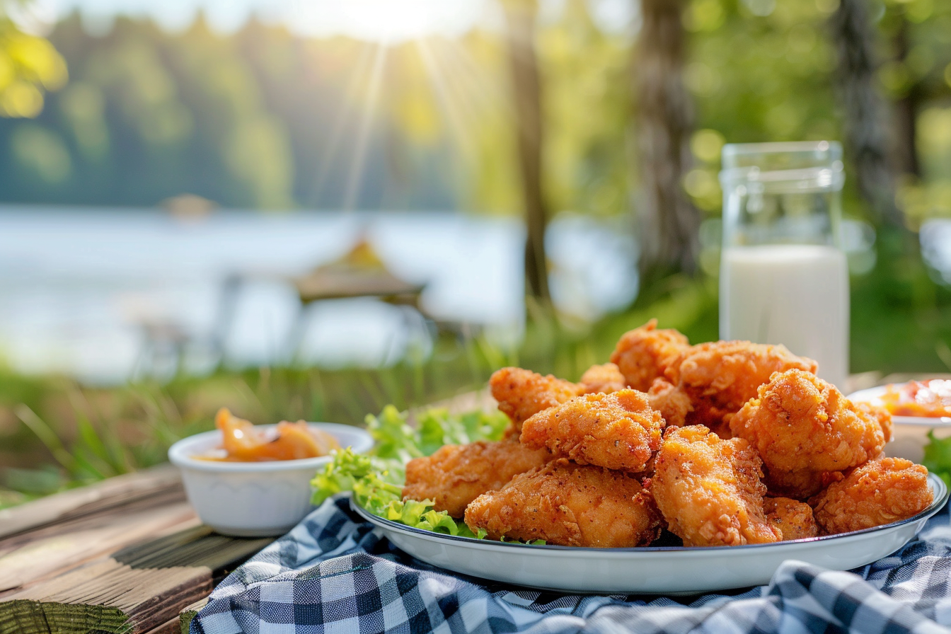 Image gratuite Nuggets de poulet à l&rsquo;extérieur 3