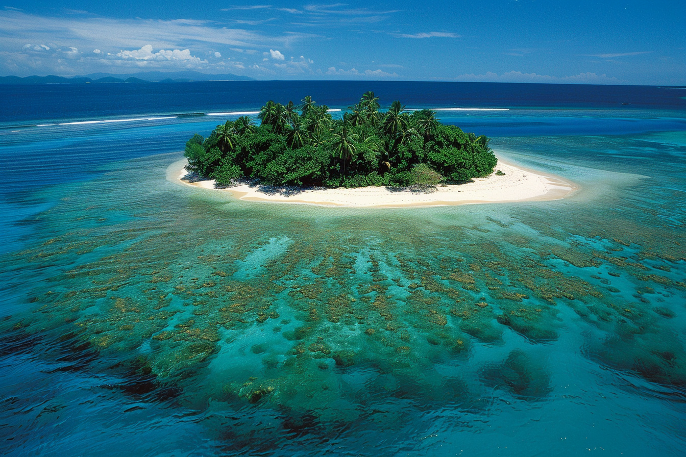 Image gratuite Oasis insulaire isolée 2