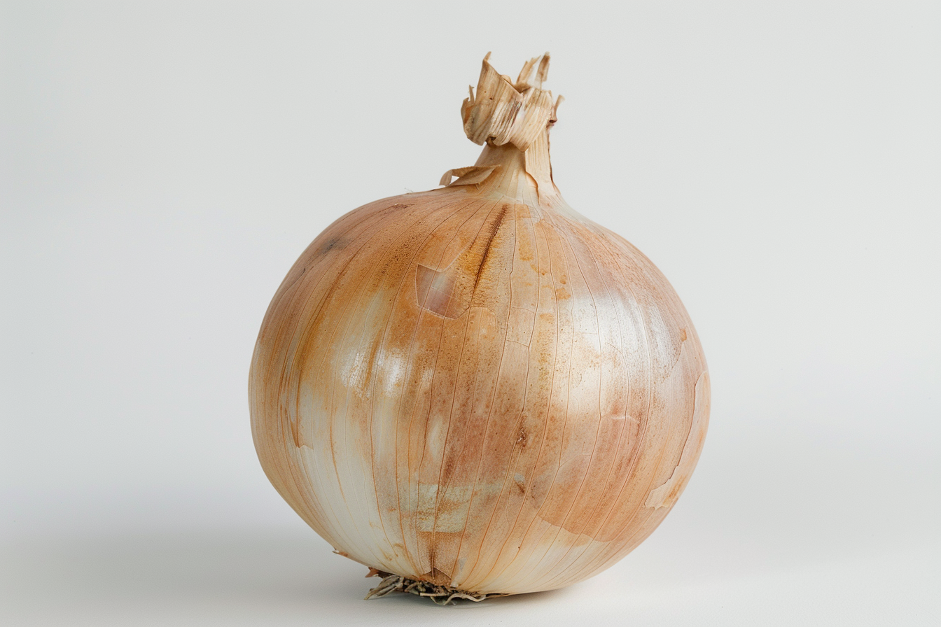 Image gratuite Oignon en gros plan sur fond blanc 2