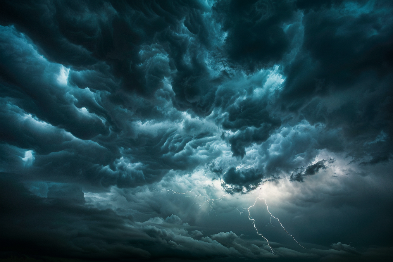 Image gratuite Orage se formant à l&rsquo;horizon 1