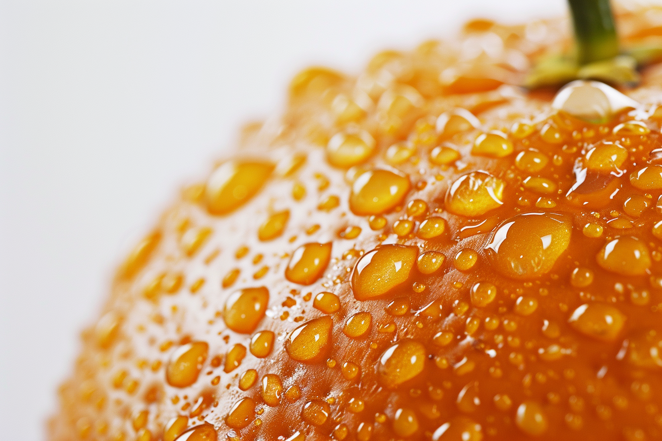 Image gratuite Orange avec gouttelettes d&rsquo;eau 1